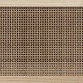 vidaXL TV skrinka biela 80x30x40 cm masívna borovica a prírodný ratan
