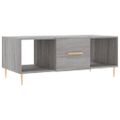 vidaXL Konferenčný stolík sivý sonoma 102x50x40cm kompozitné drevo