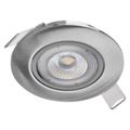 LED bodové svietidlo Exclusive strieborné, 5W neutrálna biela ZD3222