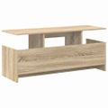 vidaXL TV stolík 102 x 35 x 45 cm Sonoma dub Kompozitné drevo