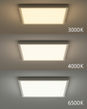 LED stropní 3CCT svítidlo TR-92S - 40W 4300lm 50x50x2,5cm Trixline