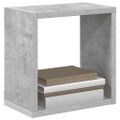 vidaXL Nástenné police 6 ks betónovo-sivé 26x15x26 cm