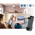 Homematic IP Spínací akční člen s LCD - až 10A, na DIN lištu - HmIP-DRSI1