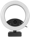 AROZZI webová kamera OCCHIO RL True Privacy/ Full HD/ světelný kruh/ USB/ autofocus/ mikrofon Webkamera, 1080p/30fps, autofocus, mikrofon, magnetická krytka, svetelný kruh, USB 3.0, cerná
