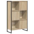 vidaXL Knižnica 68 x 30 x 108.5 cm Kompozitné drevo Sonoma