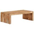 vidaXL Konferenčný stolík 110x55x35 cm akáciový masív