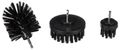 Sada kartáčov na vrtačku na čistenie auta CAR DETAILING DRILL BRUSH 3 HARD, 3ks SIXTOL