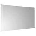 vidaXL Zrkadlo do kúpeľne s LED Priehľadná 90 x 50 cm tvrdené sklo