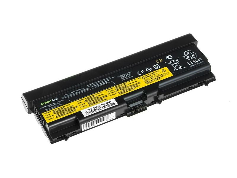 LE28 Green Cell Battery for Lenovo ThinkPad T410 T420 T510 T520 W510 / 11,1V 6600mAh
