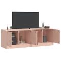vidaXL TV skrinky 2 ks ružové 67x39x44 cm oceľ