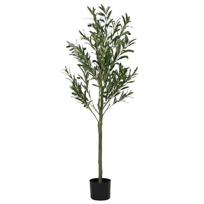 vidaXL Umelý olivovník 450 listov 120 cm zelený