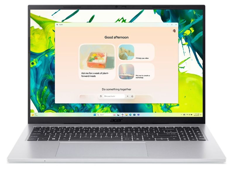 Acer Aspire Go 16/AG16-71P-93TU/9-270H/16''/WUXGA/16GB/512GB/Intel int/W11H/Silver/2R