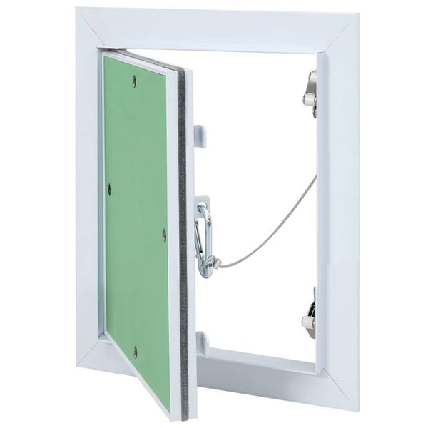 vidaXL Access Panel Zelená a strieborná 25 x 30 cm