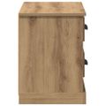 vidaXL TV skrinka 99,5 x 35,5 x 48 cm Remeselný dub Kompozitné drevo