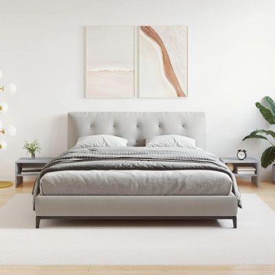 vidaXL Nočné stolíky 2 ks sivý dub sonoma 40x30x30 cm spracované drevo