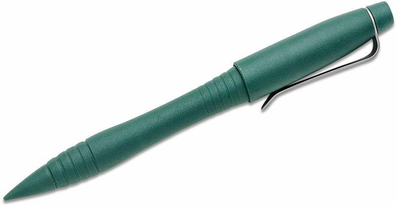 CRKT CR-TPENWRG Williams Defense Pen Green  taktické pero 15 cm, zelená, Grivory, náplň