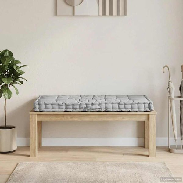 vidaXL Podložka na paletový nábytok 120x80x10 cm, sivá