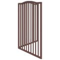 vidaXL Brána pre psa skladacia 2 panely 160 cm topoľové drevo