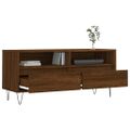 vidaXL TV skrinka hnedý dub 100x34,5x44,5 cm kompozitné drevo