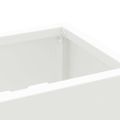 vidaXL Stojan na dáždniky Biela 28 x 12 x 41 cm Oceľ
