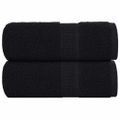 vidaXL Uteráky pre hostí FROGN 2 ks čierne 30x50 cm 360 g/m²