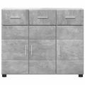 vidaXL Servírovacia skriňa FLORIN 88,5 x 30,5 x 73 cm Betónová šedá