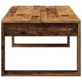 vidaXL Konferenčný stolík staré drevo 102x50x35 cm drevotrieska