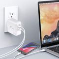 Wall charger t-phox mega T-PP09 gan pd 65W usb/usb-c white