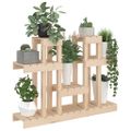 vidaXL Stojan na rastliny 104,5x25x77,5 cm masívna borovica