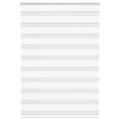 vidaXL Zebra roleta biela 115x150 cm šírka látky 110,9cm polyester