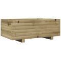 vidaXL Záhradný kvetináč 70x40x26,5 cm impregnovaná borovica