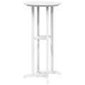 vidaXL Barový stôl Biela 55 x 55 x 107 cm Polyetylén