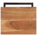 vidaXL Príručné stolíky 2 ks 31,5x24,5x64,5 cm, akáciový masív