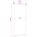 vidaXL Bočný markíz na balkón 100 x 250 cm