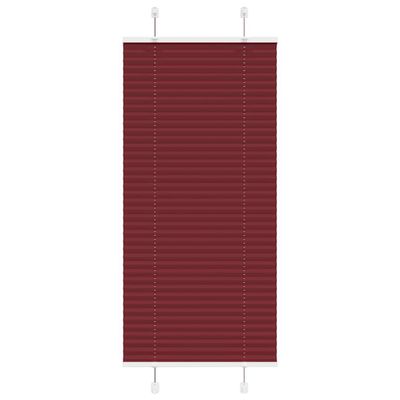 vidaXL plisovaná roleta Bordeaux červená 60x150 cm Šírka látky 59,4 cm