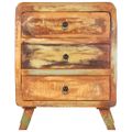 vidaXL Komoda 60x35x75 cm, recyklovaný masív