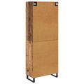 vidaXL Highboard 2 ks Staré drevo 69,5 x 34 x 180 cm Kompozitné drevo