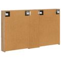 vidaXL Set kabinetov do kúpeľne 3 ks 120 x 14,5 x 70 cm