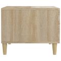 vidaXL Konferenčné stolíky 2 ks dub sonoma 50x50x40cm kompozitné drevo