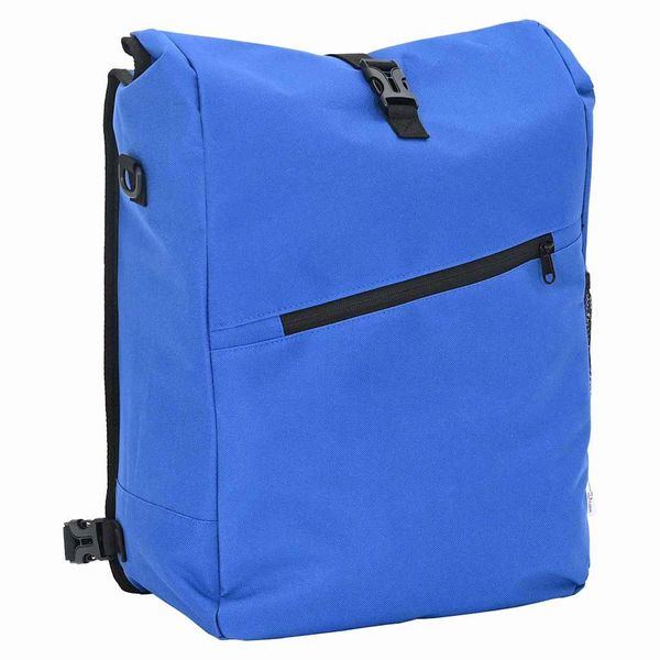 vidaXL Cyklistická taška Modrá 33 x 16 x 60 cm Polyester