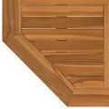vidaXL Stolová doska 80x80x2,5 cm osemuholník masívne teakové drevo