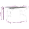vidaXL Konferenčný stolík Hnedá 70 x 40 x 36 cm Bambus