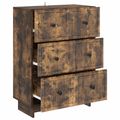 vidaXL Zásuvkový kabinet 66 x 34,5 x 90 cm Kompozitné drevo Dymový dub