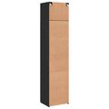 vidaXL Servírovacia skriňa 2 ks Čierny dub 50 x 41 x 225 cm