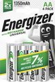Energizer Universal AA 1300mAh 4ks nabíjacie batérie EHR014
