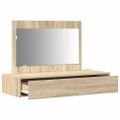 vidaXL Toaletný stolík Hnedá 100 x 40 x 70 cm Kompozitné drevo