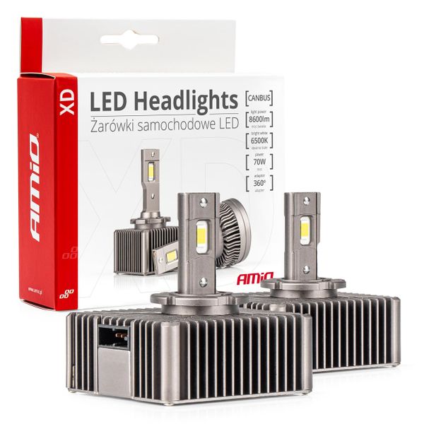 LED žiarovky hlavného svietenia XD Series D5S AMiO