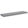 vidaXL Plávajúce nástenné police 4 ks, sivé 90x23,5x3,8 cm, MDF