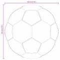 vidaXL Stolné futbaly 12 ks Biela 3,6 x 3,6 cm Polypropylén