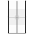 vidaXL Sprchové dvere polo-mliečne ESG (83-86)x190 cm